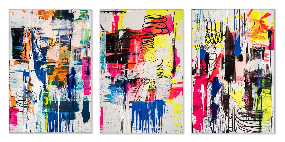 The Poet's Dilemma Triptych - Ken Tate