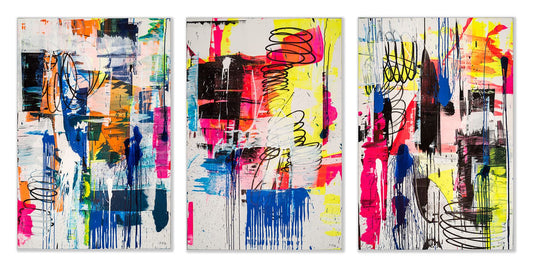 The Poet's Dilemma Triptych - Ken Tate